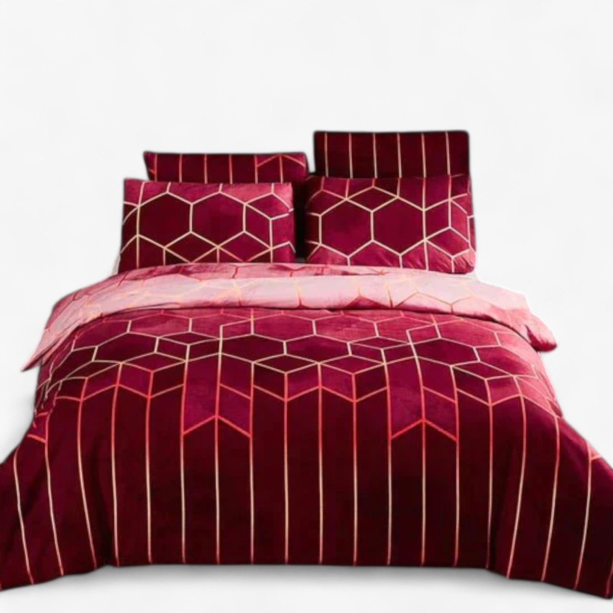Luxe Layer - Komfortdyne 'Geometrisk Mønster' forfriskende og åndbar - - house & garden - {{ product_tags }