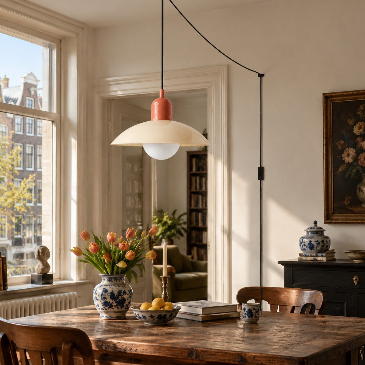 Mid Century Bauhaus Stikkontakt Pendellampe - - Home Decor - {{ product_tags }