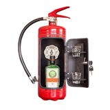 Hidden Bottle Storage Shaped Like Fire Extinguisher - BlazeVault
