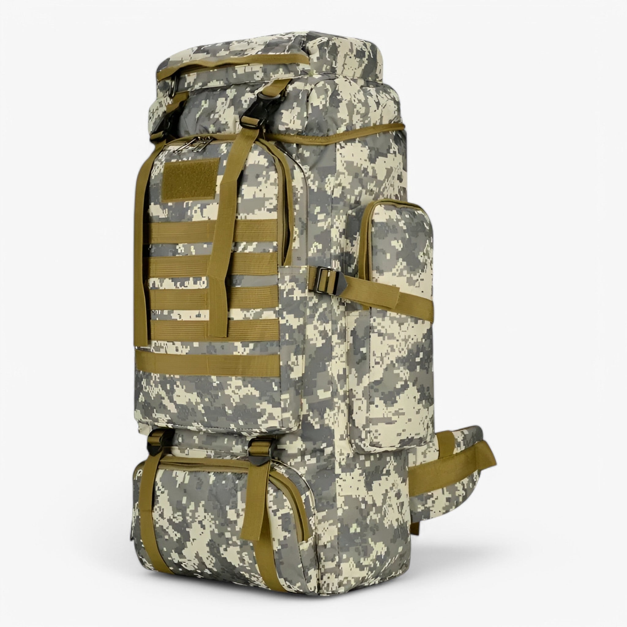 Stor taktisk rygsæk 80L/100L – Vandbestandig og holdbar - ACU 100L - bags - {{ product_tags }
