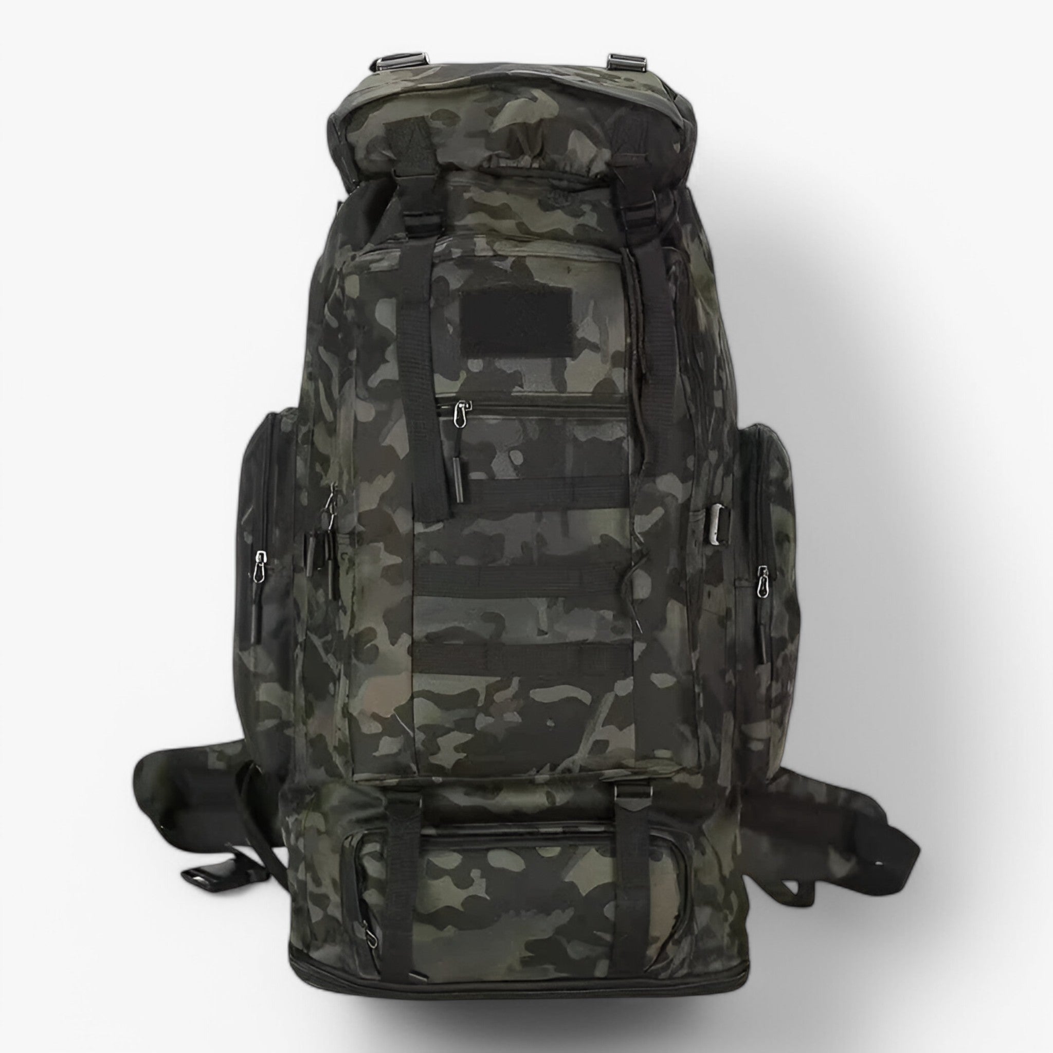 Stor taktisk rygsæk 80L/100L – Vandbestandig og holdbar - Sort camouflage - bags - {{ product_tags }