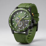 Herreur med kronograf, 44mm - Keramisk krans og silikonrem