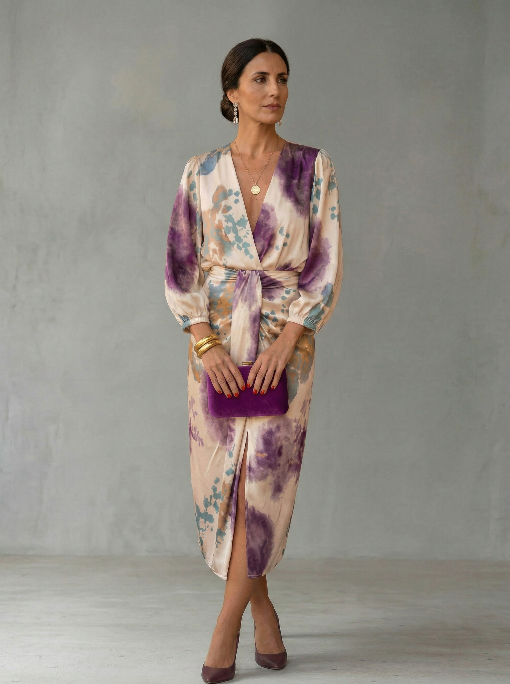 Valeria - Elegant kjole med V-hals