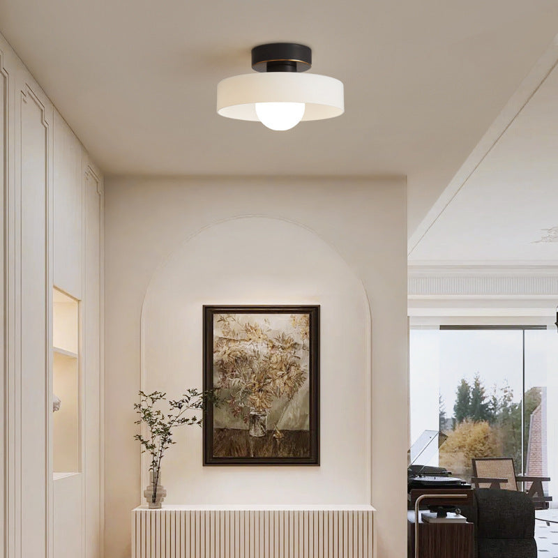 Bauhaus Loftlampe - Fransk-inspireret Messing Glas Geometrisk