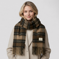 Liv | Varm mohair-rutig sjal – Stilren & bekväm