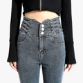 Nina | Skinny Pencil Jeans - Slim stretch for en flatterende pasform