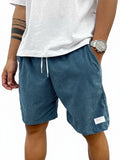 Heren Shorts met Elastische Taille en Koordjes, Relaxed Fit