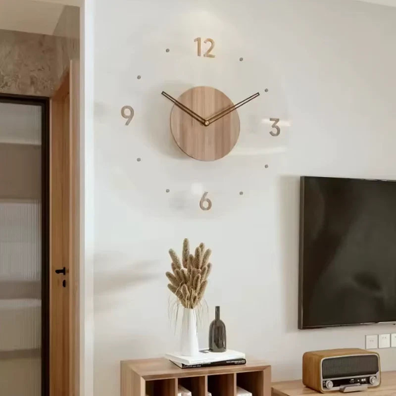 Minimalistisk Træ Vægur – Rent Design, Bestseller