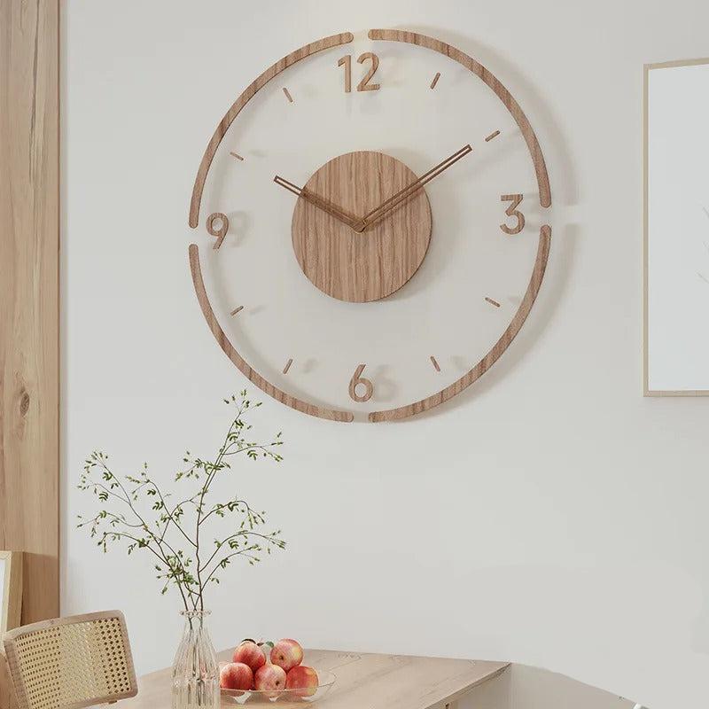Minimalistisk Træ Vægur – Rent Design, Bestseller