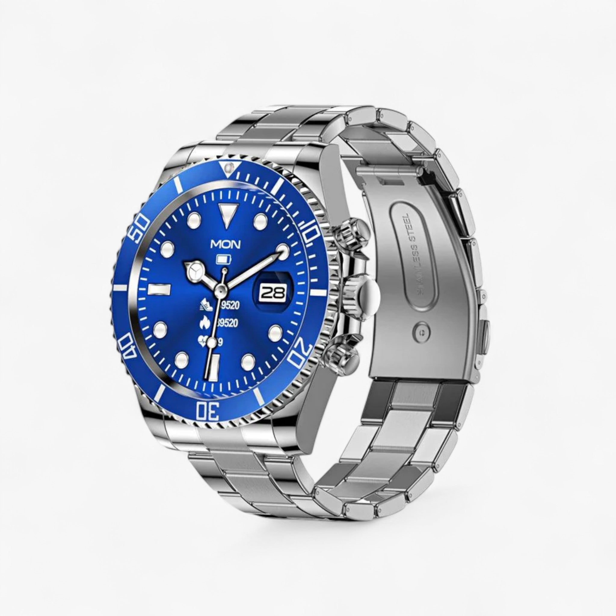 Hulk™ Smartwatch - Elegant med pulsmåler - Blå - watches - {{ product_tags }