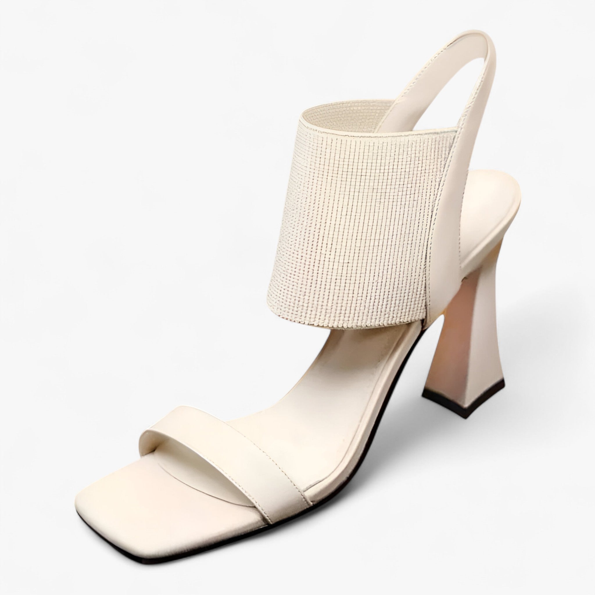 Clea | Sandaler med firkantet tå - Sofistikerede og elegante - Hvid - women's fashion - {{ product_tags }
