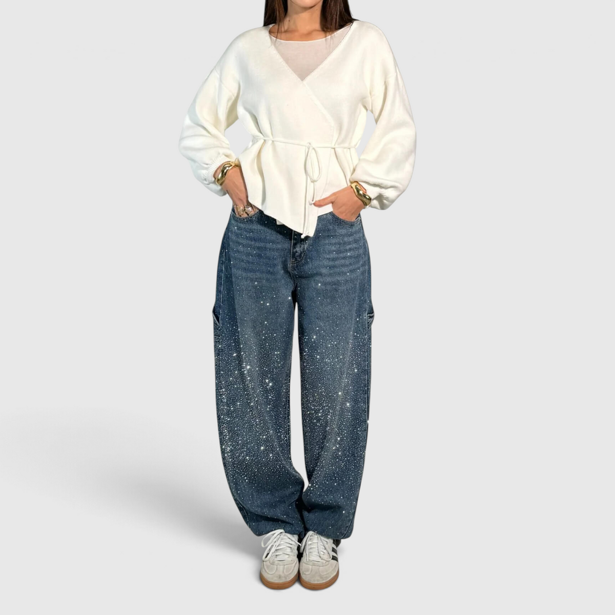 Dame Wide Leg Bukser - High Waist Bukser
