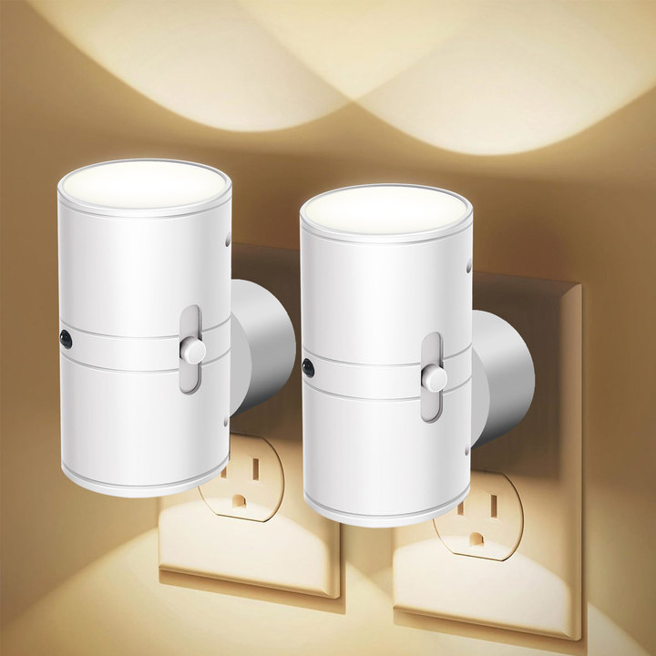 Dæmpbart Væg-natlys – LED Stikkontakt-lampe til Soveværelse & Entré - - Wall Night Light - {{ product_tags }