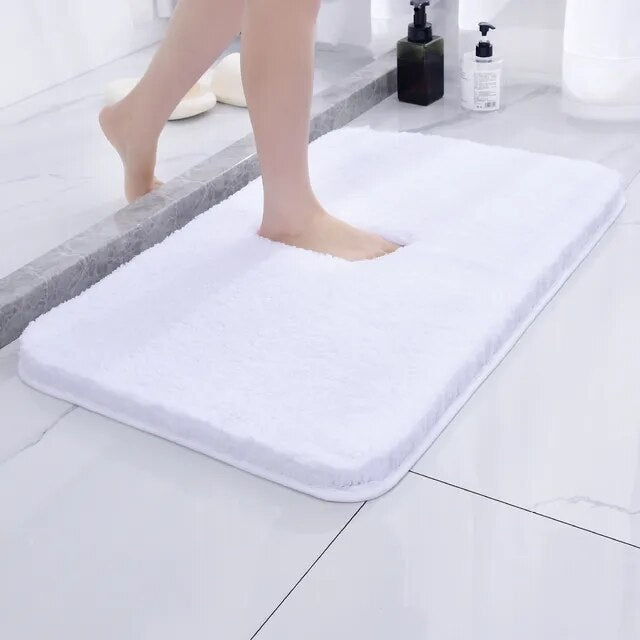 Badeforlægger i blød mikrofiber - skridsikker og absorberende - - Bath & Shower Mats - {{ product_tags }