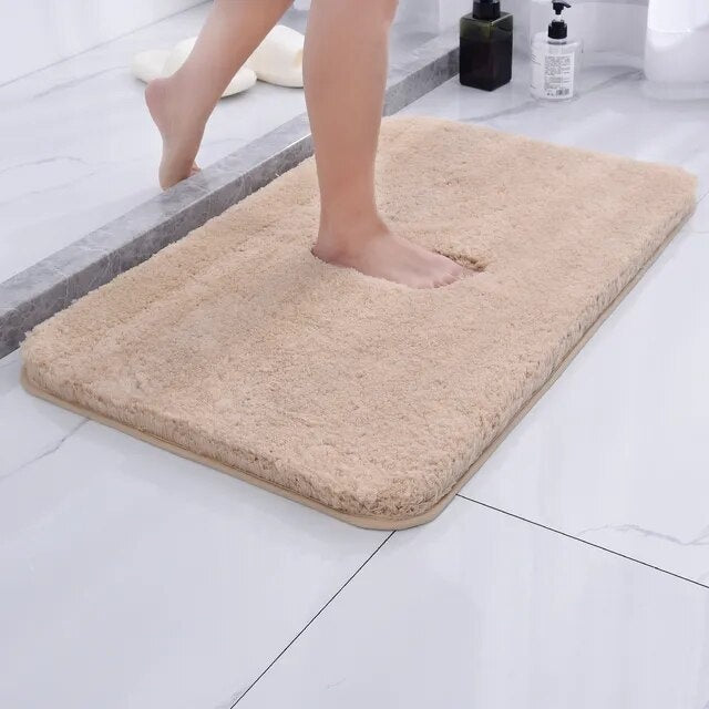 Badeforlægger i blød mikrofiber - skridsikker og absorberende - - Bath & Shower Mats - {{ product_tags }