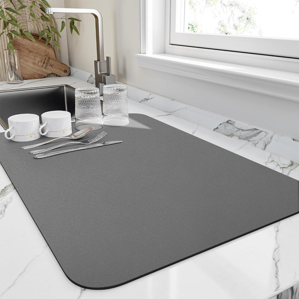 Køkkenopvaskemåtte i diatomit - hurtigtørrende og absorberende - - Kitchen Mats - {{ product_tags }