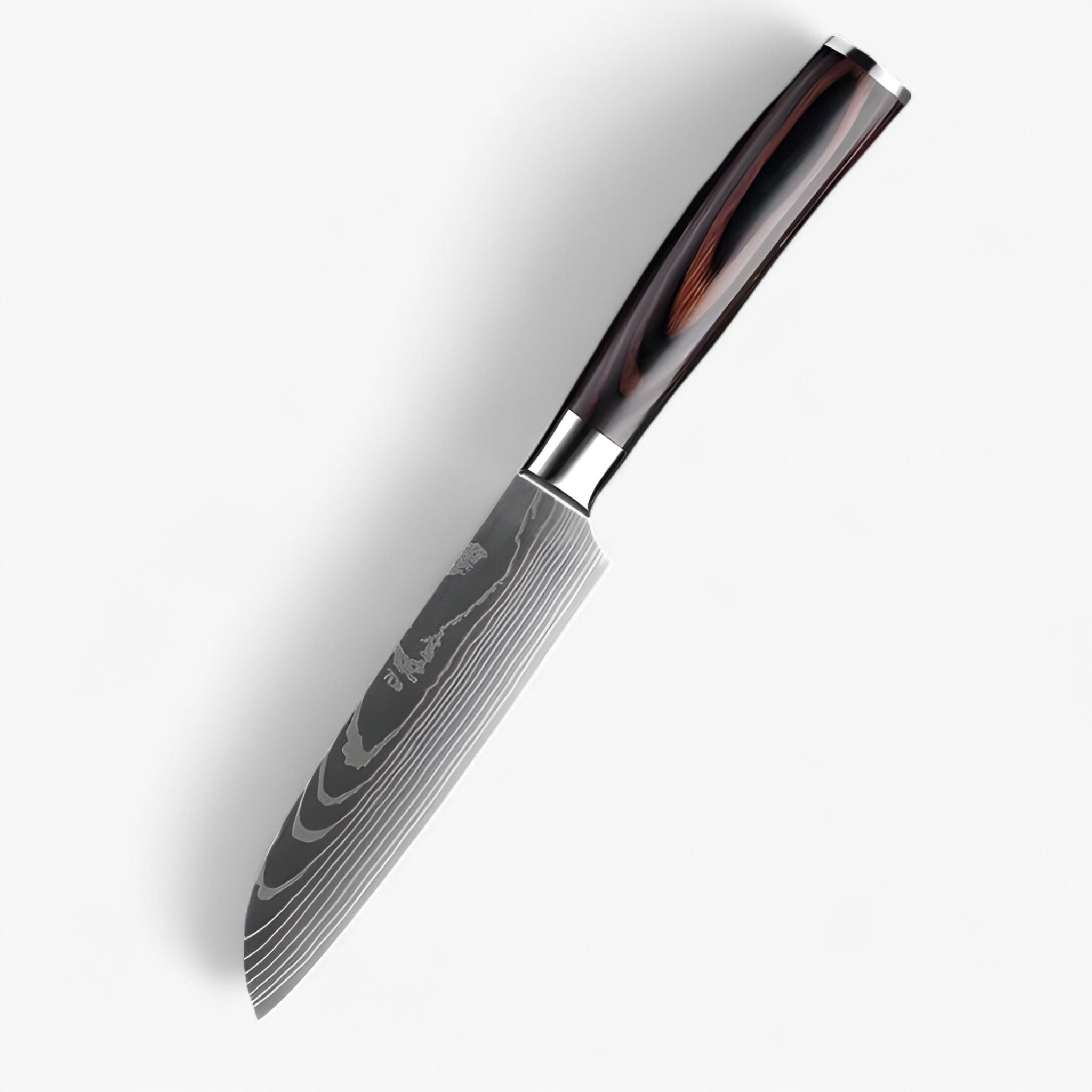 Calla - høj kvalitet japansk køkkenknivssæt med damaskusmønster - 5” HOBBYKNIV - Calla - høj kvalitet japansk køkkenknivssæt med damaskusmønster - €25 - {{ product_tags }