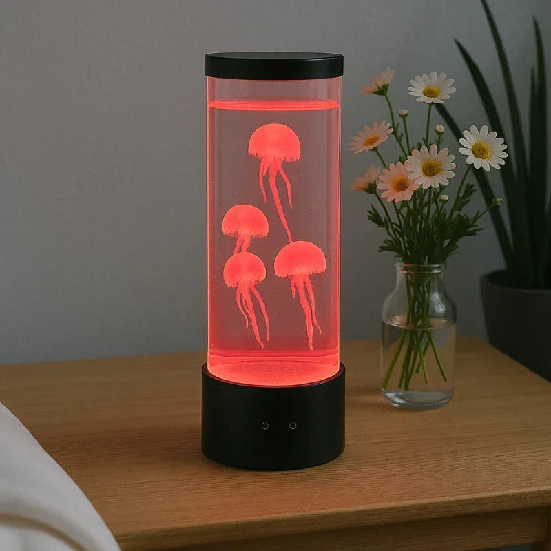 Jellyfish Akvarium LED Moodlampe - Farveskiftende - - Home Decor - {{ product_tags }