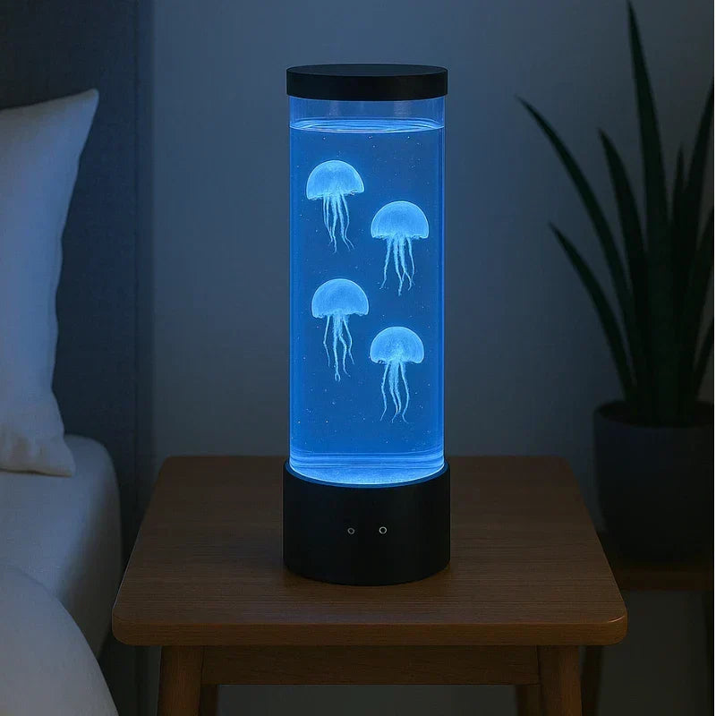 Jellyfish Akvarium LED Moodlampe - Farveskiftende - Default Title - Home Decor - {{ product_tags }