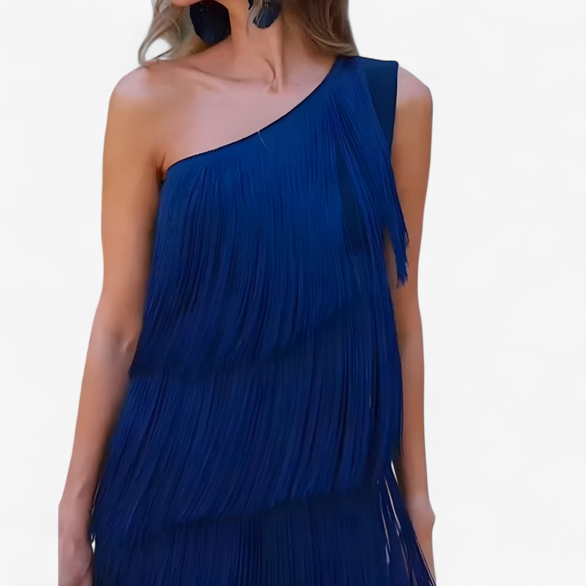 Liana | Elegant Kjole med Frynser – Bevægelse, der fanger ved hvert skridt - - women's fashion - {{ product_tags }