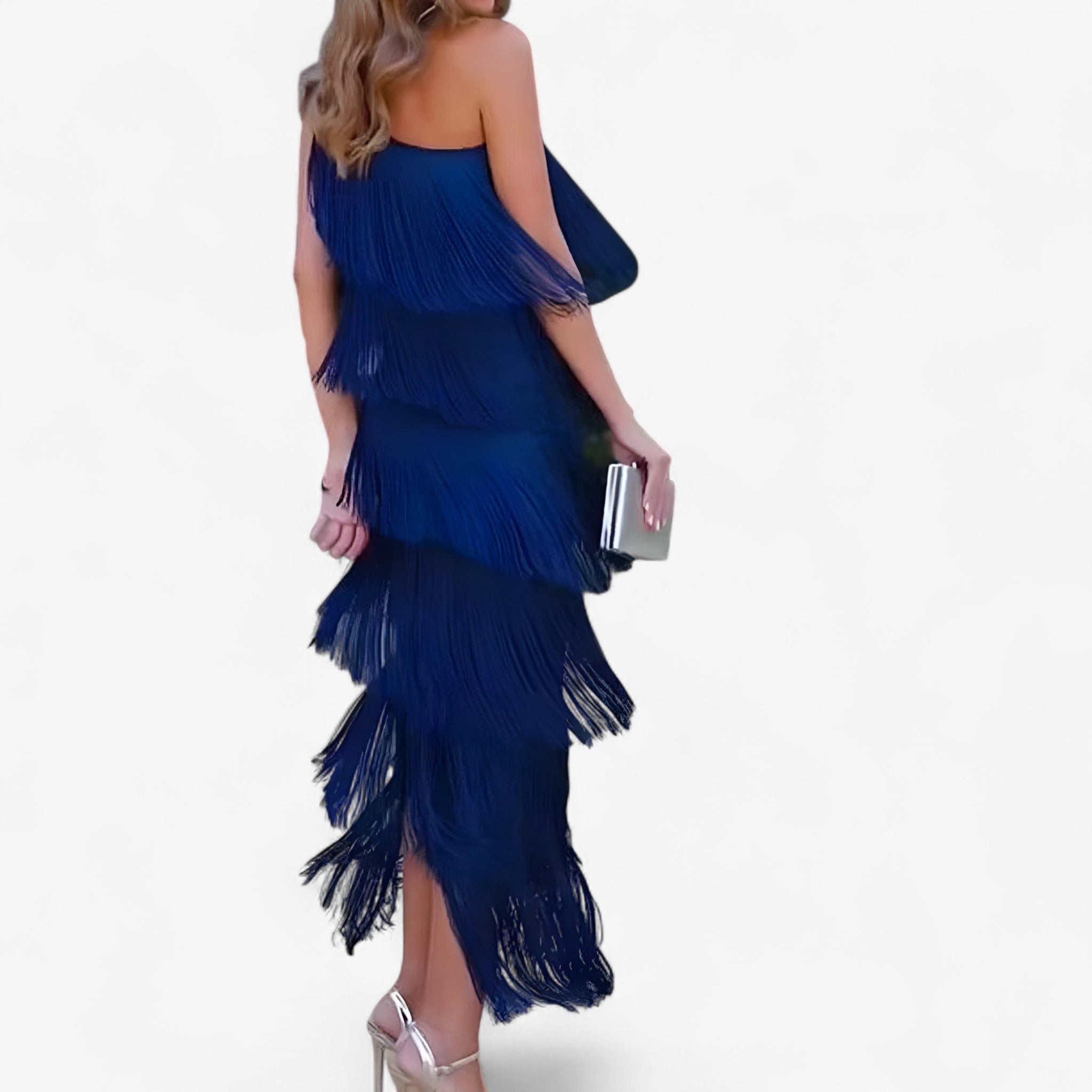 Liana | Elegant Kjole med Frynser – Bevægelse, der fanger ved hvert skridt - - women's fashion - {{ product_tags }
