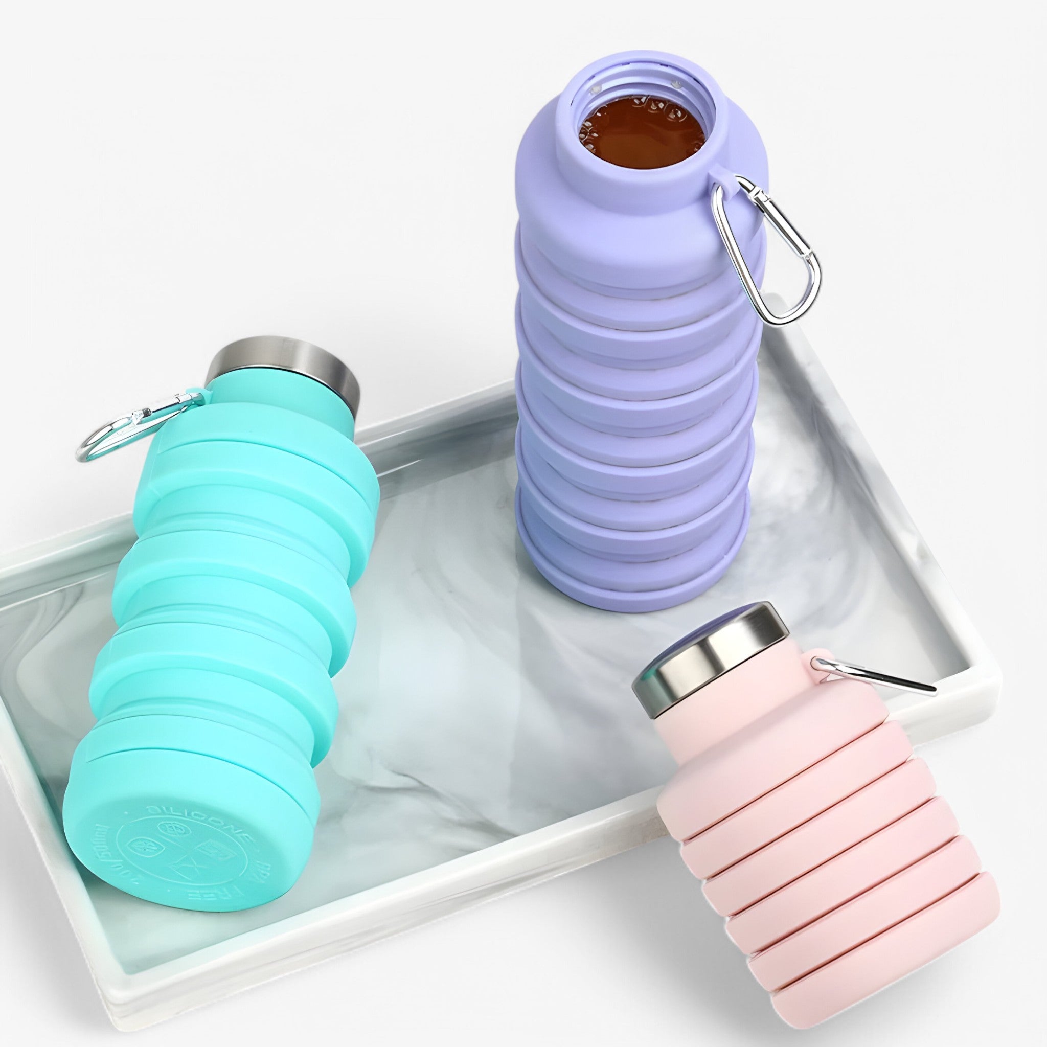 Fleksibel 500ml silikone drikkeflaske - - Fleksibel 500ml silikone drikkeflaske- €25 - {{ product_tags }