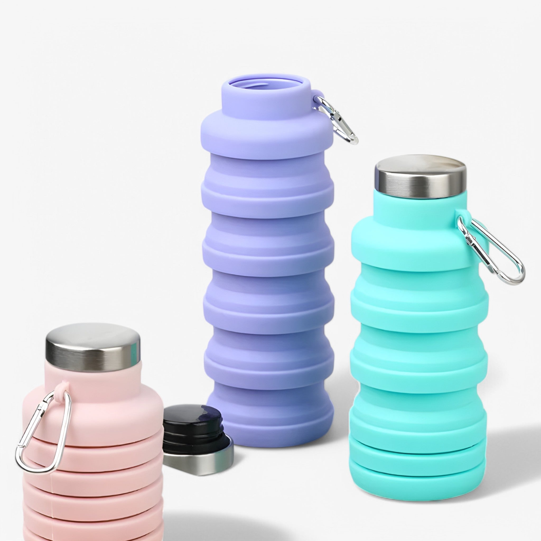 Fleksibel 500ml silikone drikkeflaske - - Fleksibel 500ml silikone drikkeflaske- €25 - {{ product_tags }