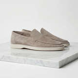 Elegant Men's Suede Loafers - Classic & Versatile Style