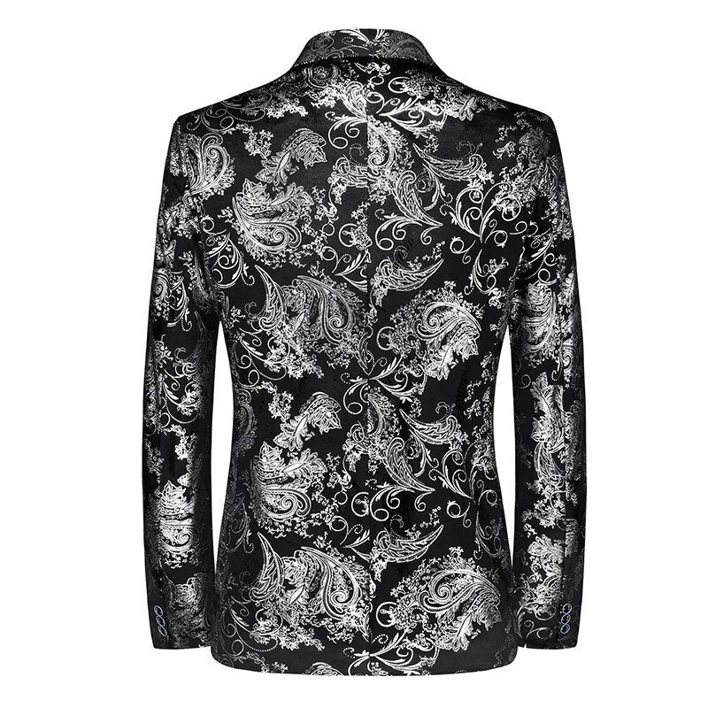 Herre Business Blazer - Barokprint, Oscar