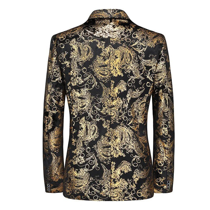 Herre Business Blazer - Barokprint, Oscar
