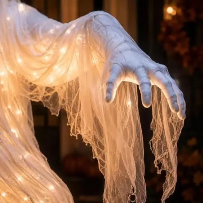 Kæmpe Lysende Spøgelse-græskar LED Lampe - 130cm - - Home & Garden > Decor > Seasonal & Holiday Decorations - {{ product_tags }