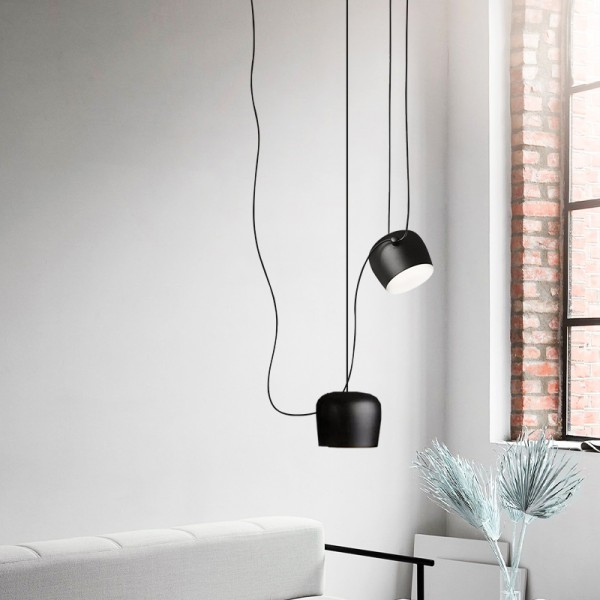 Vera | Hängende Loftlampe Moderne Elegant - Sort-Hvid Design med E27-Fassung, LED-kompatibel