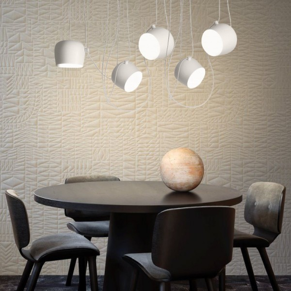 Vera | Hängende Loftlampe Moderne Elegant - Sort-Hvid Design med E27-Fassung, LED-kompatibel