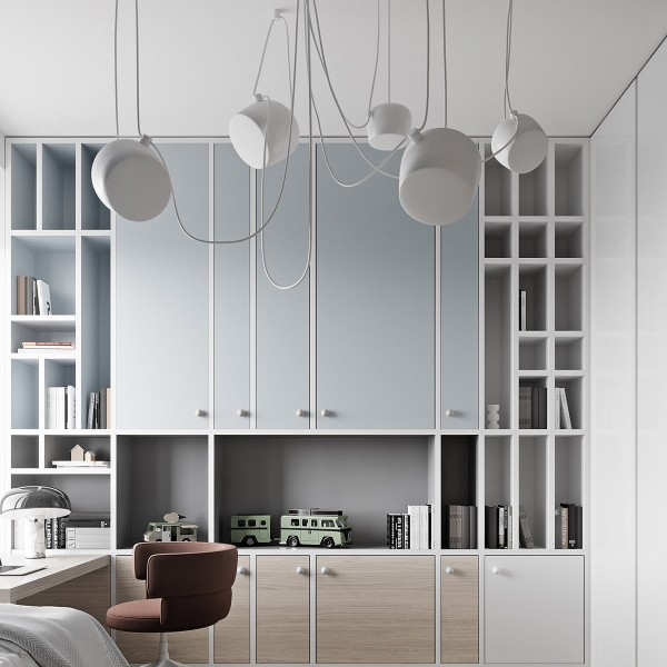 Vera | Hängende Loftlampe Moderne Elegant - Sort-Hvid Design med E27-Fassung, LED-kompatibel