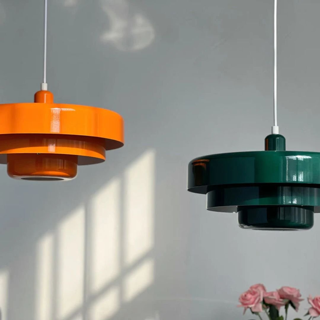 Moderne Arkitektonisk Lagdelt Pendellampe Koncentriske Ringe