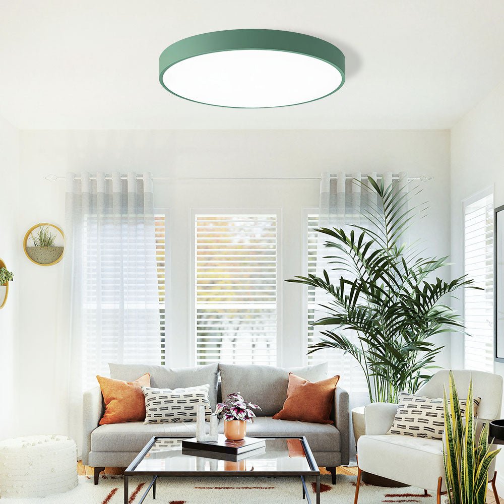 Moderne Rund LED Loftslampe Flad Disk