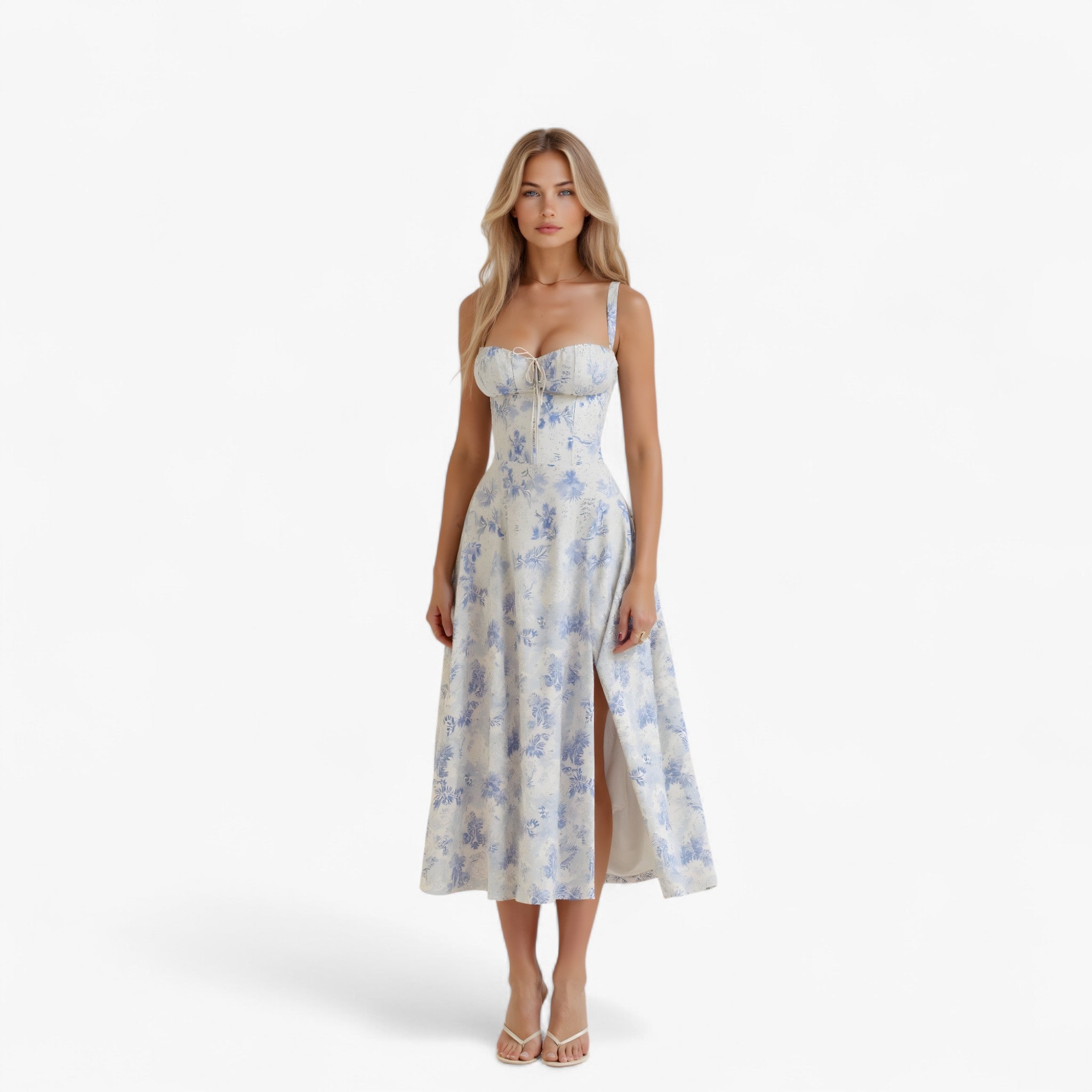 Lana - Sommerkjole - Blå - women's fashion - {{ product_tags }