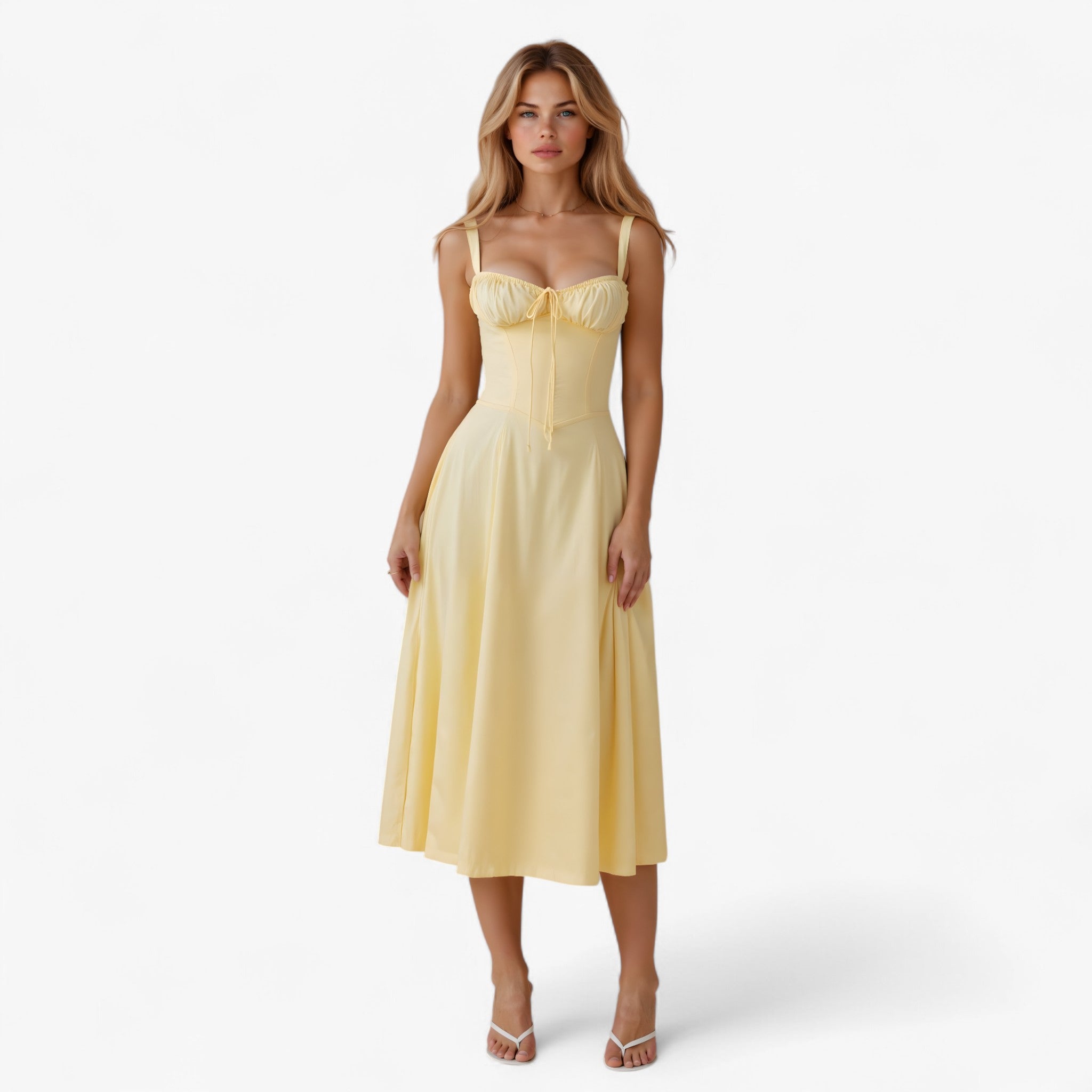 Lana - Sommerkjole - Lys gul - women's fashion - {{ product_tags }