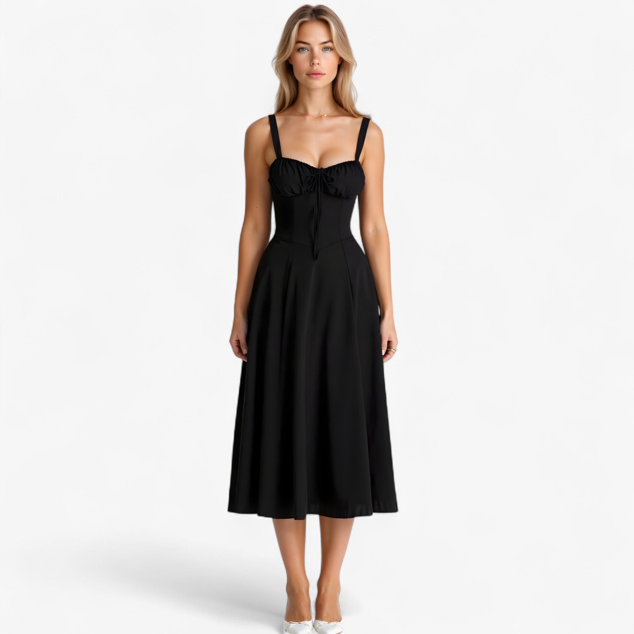 Lana - Sommerkjole - Sort - women's fashion - {{ product_tags }