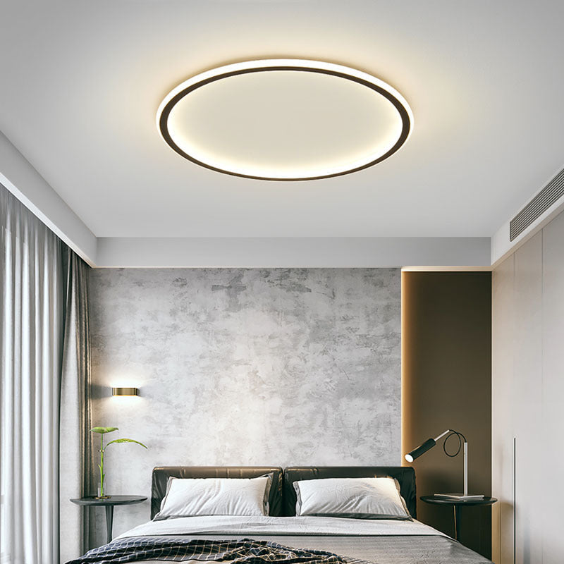 Loftlampe, Rund Skandinavisk LED, Dæmpbar, Aluminium