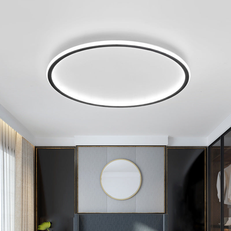 Loftlampe, Rund Skandinavisk LED, Dæmpbar, Aluminium