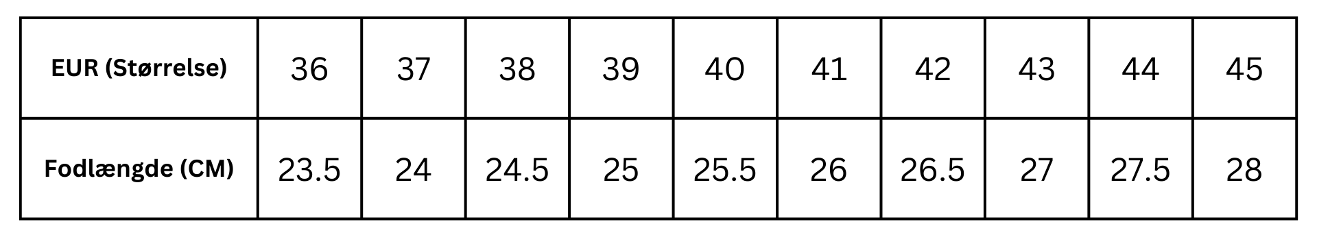 Size Guide