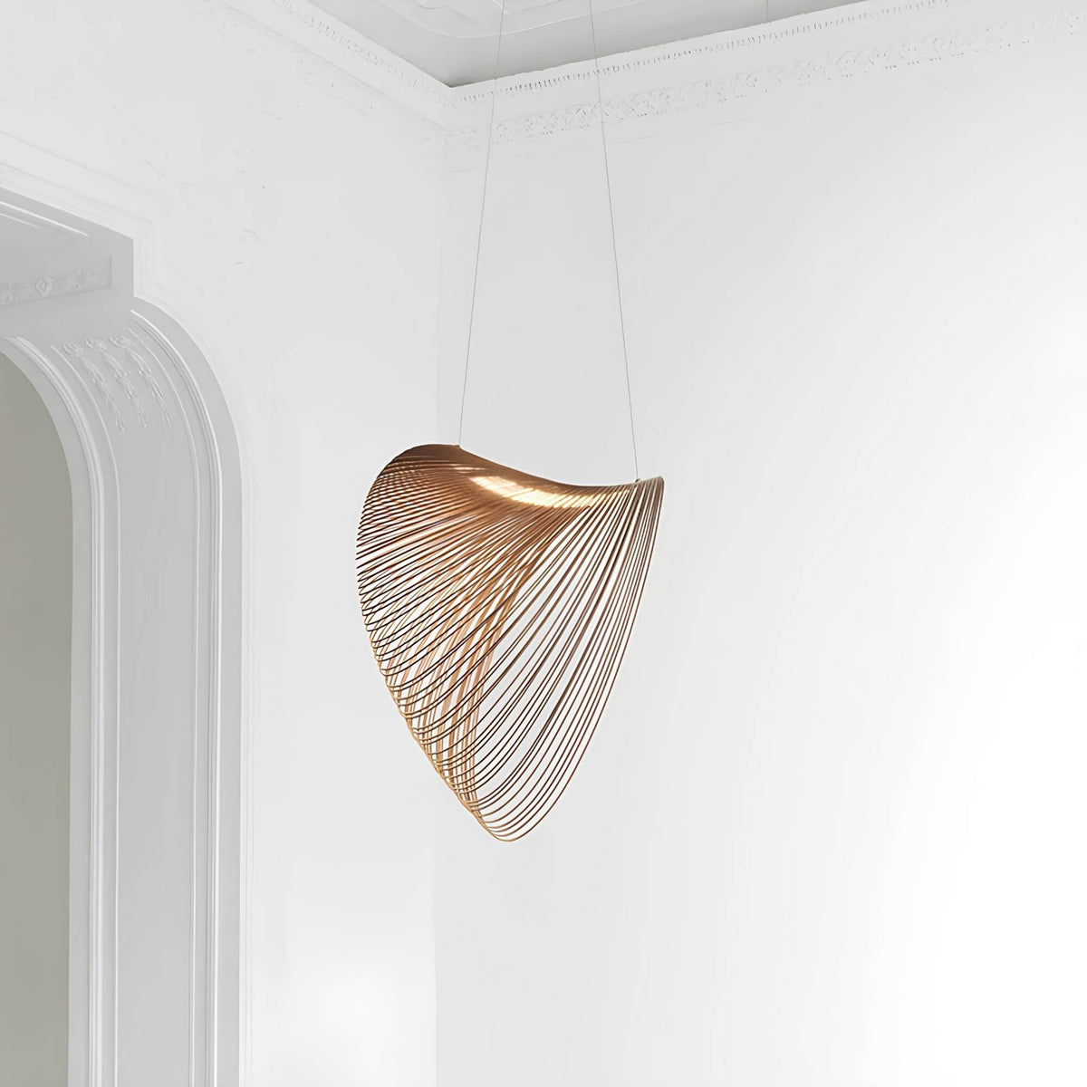 Skandinavisk Egetræsreb Pendel-lampe – Moderne Minimalistisk Loftslampe - - Pendant Light - {{ product_tags }