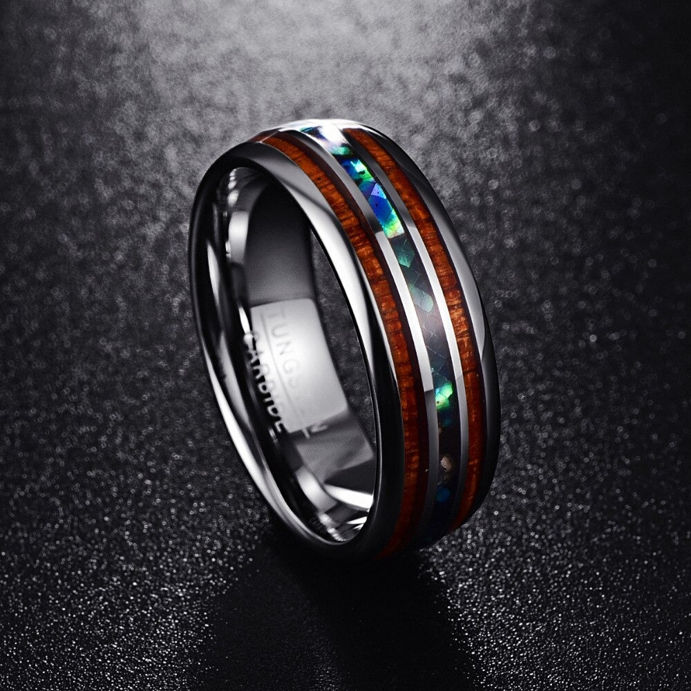 Ring i hawaiiansk koa-træ - 25.4 mm - watches - {{ product_tags }