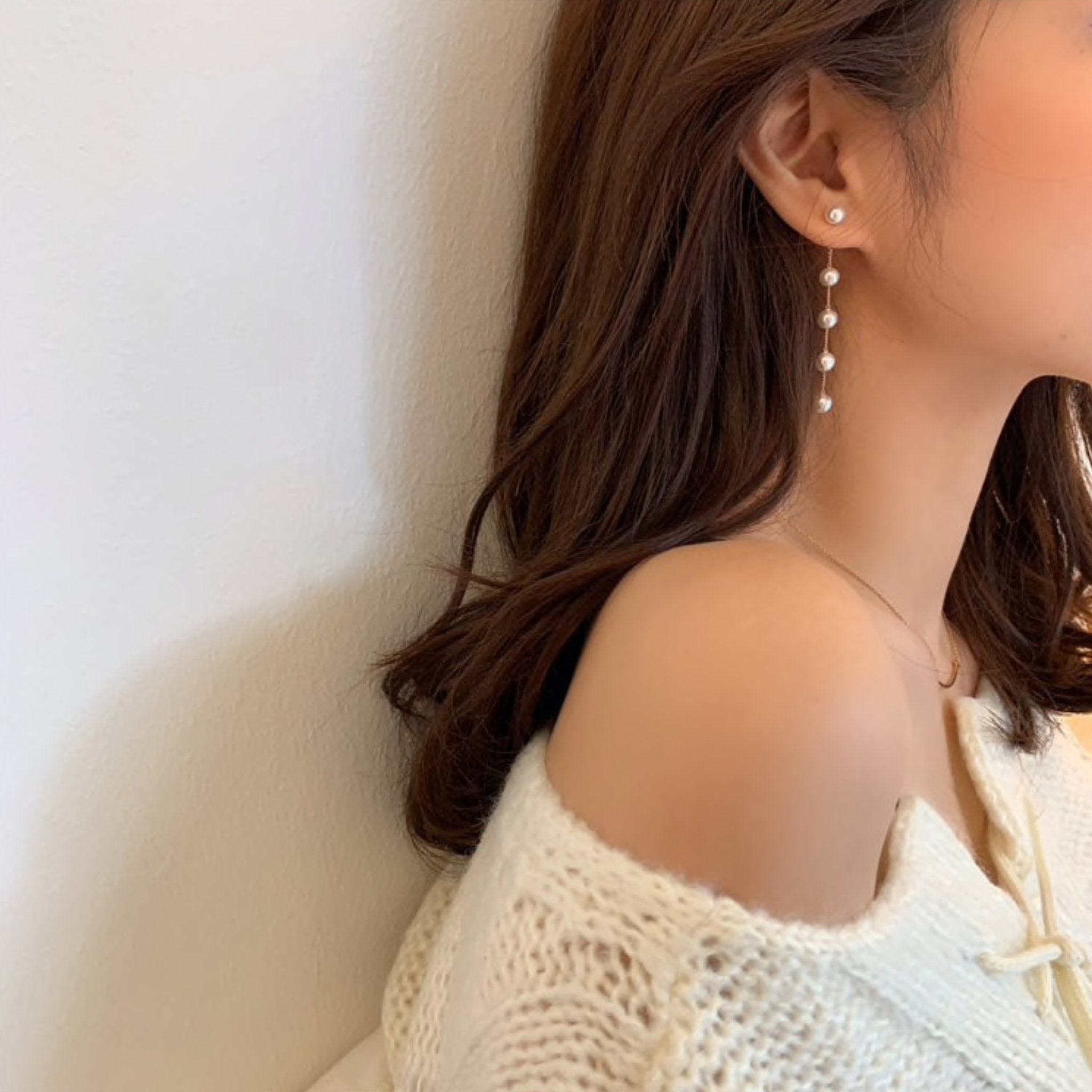 Perle dråbeøreringe - - Perle dråbeøreringe - €25 - {{ product_tags }
