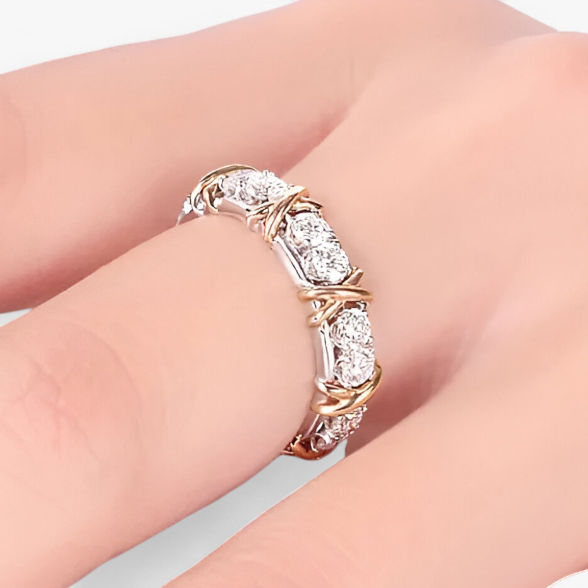 Lena | Zirkonring i sterlingsølv – Luksuriøs forlovelse - - women's fashion - {{ product_tags }
