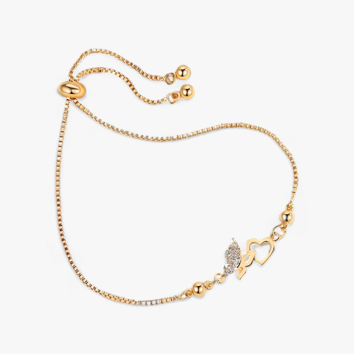 Zirkon sommerfugl | Armbånd - Graciøs og Finstemt - - women's fashion - {{ product_tags }