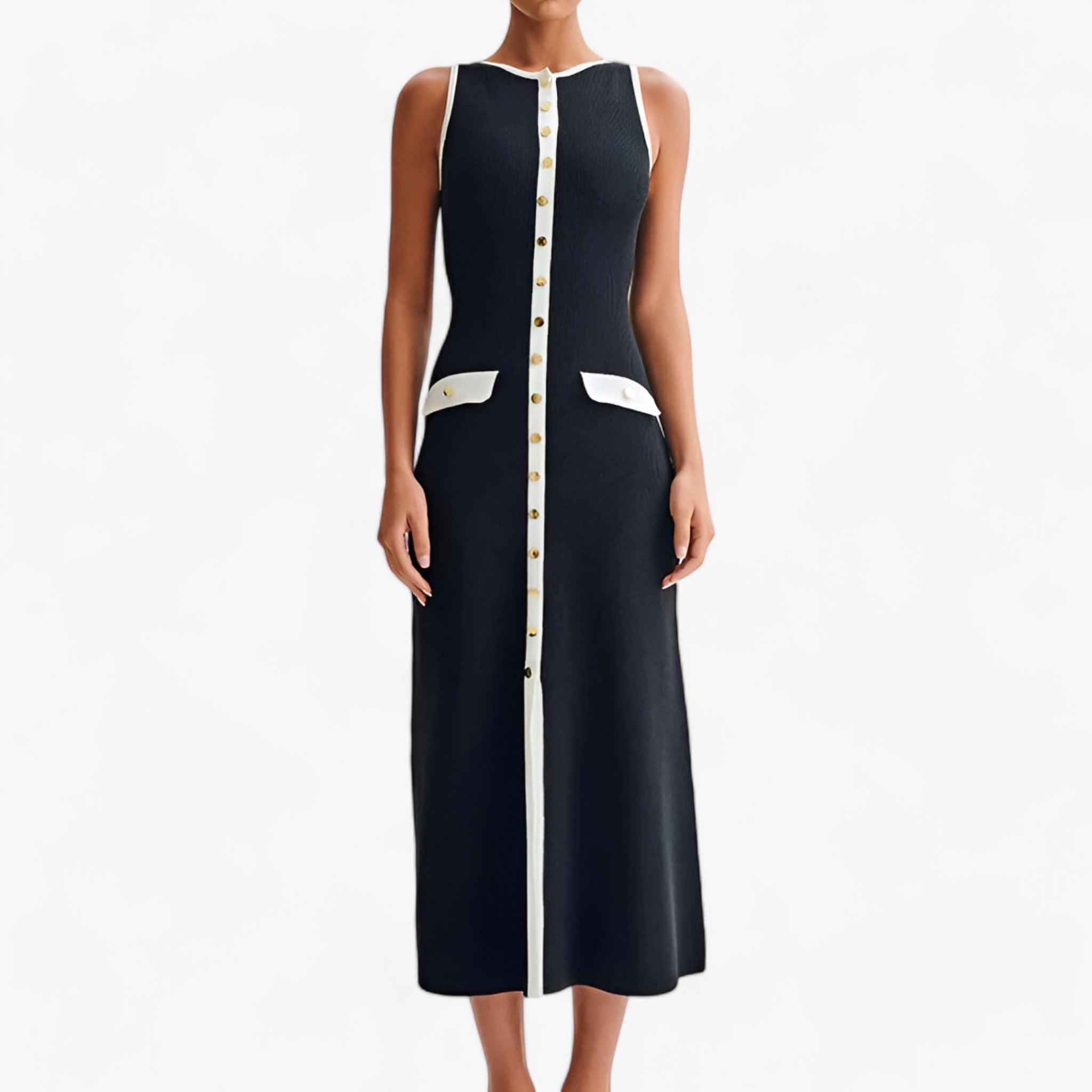 Elena | Maxikjole - Elegant og Alsidig - Sort - women's fashion - {{ product_tags }
