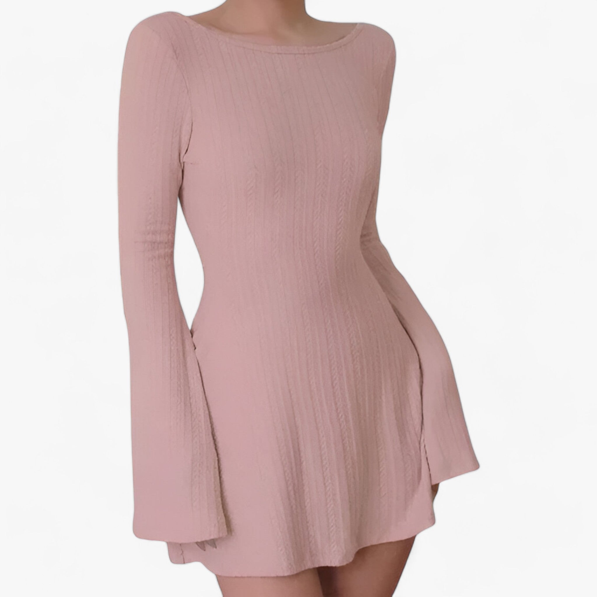 Eleganza | Strikket kjole - Alsidig stil til alle lejligheder - - women's fashion - {{ product_tags }