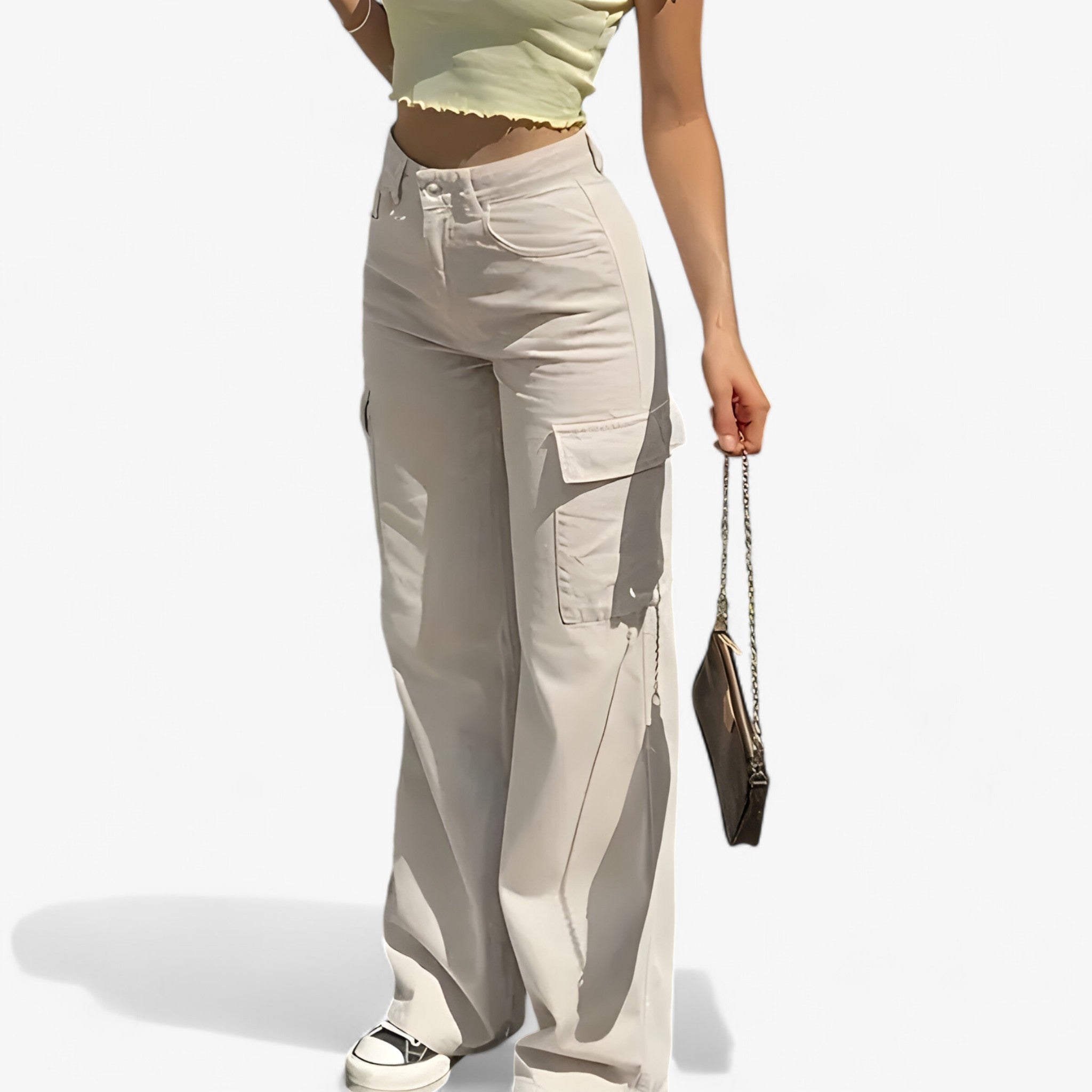 Rhea | Cargo-bukser - Streetwear og behagelig pasform - Beige - men's fashion - {{ product_tags }